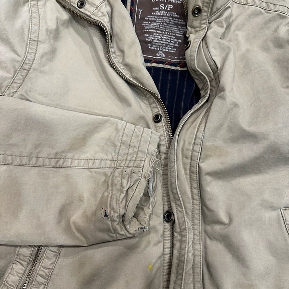 American Eagle Work Jacket Small Lined Shop Chore Vintage Detroit Chore Distress - Picture 4 of 7